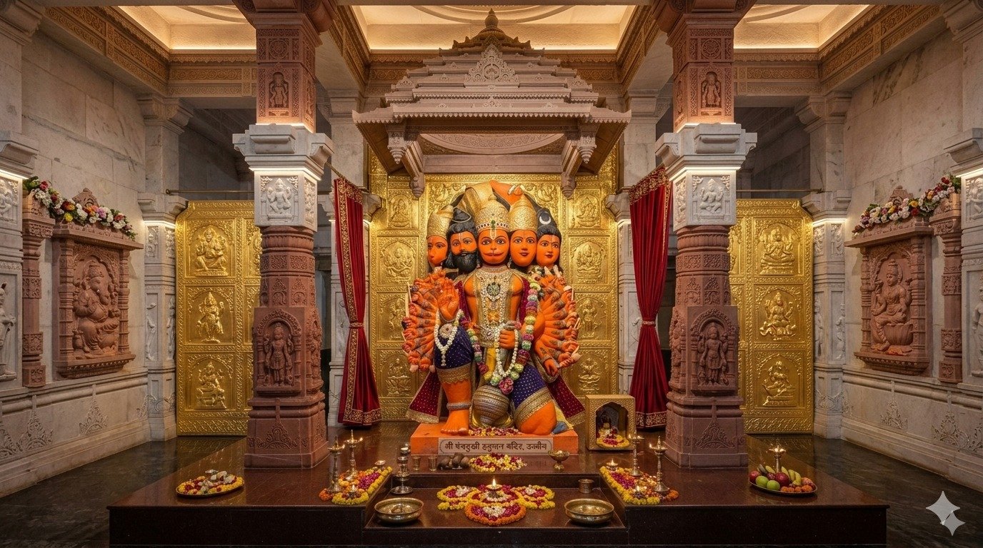 Panchmukhi Hanuman Temple Ujjain Visit Ujjain Satvik Aradhana