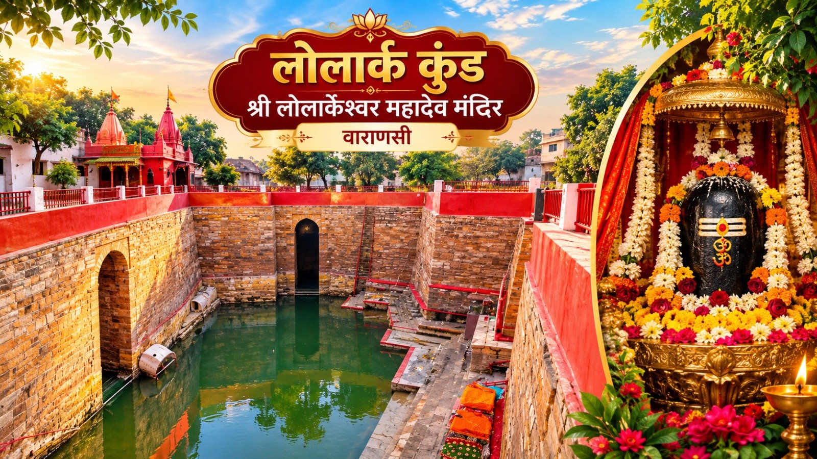 Lolark Kund, Sri Lolarkeshwar Mahadev Temple